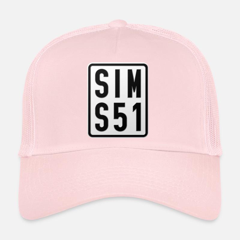 Plaque d’immatriculation du Simson S51 Mobylette Casquette trucker 