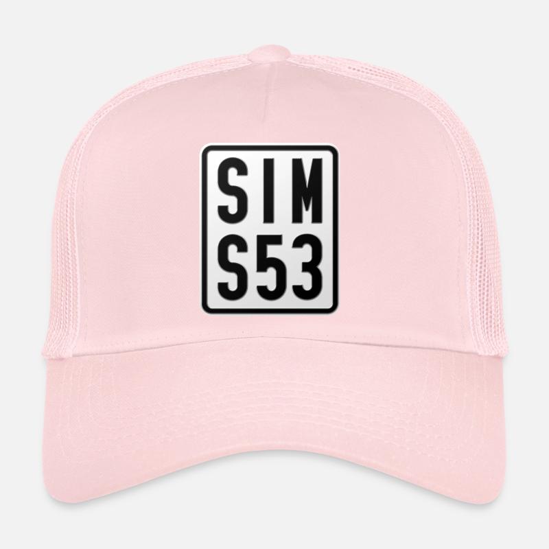 Simson S53 Moped License Plate Trucker Cap