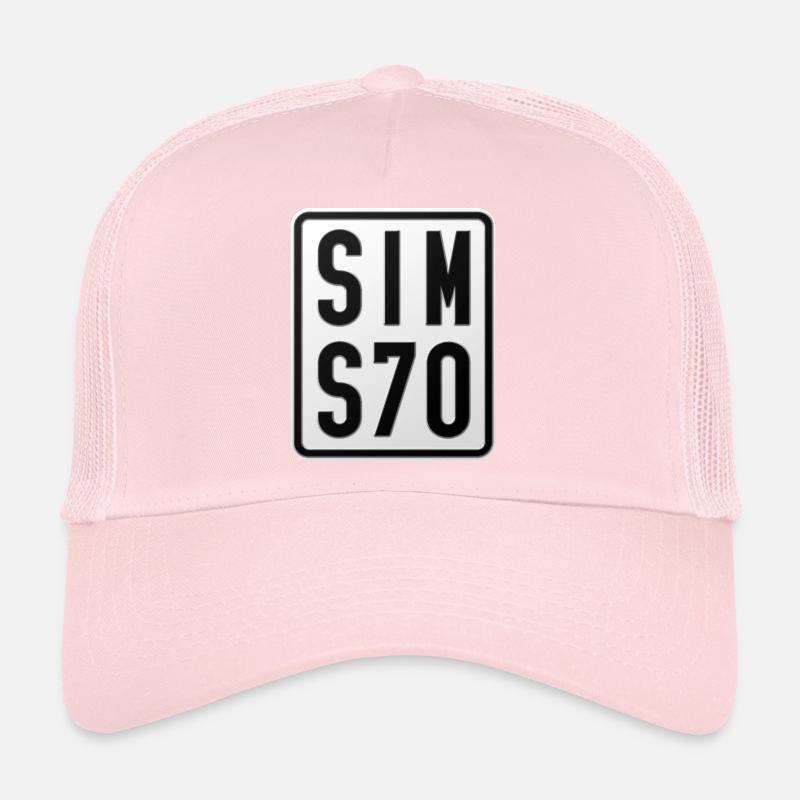 Simson S70 Moped License Plate Trucker Cap