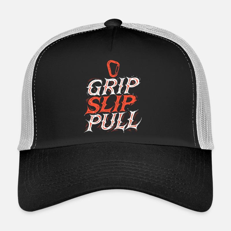 Grip Slip Sweater Dynamic Typography Trucker Cap