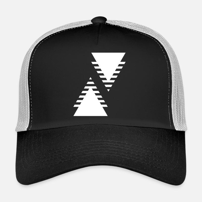 Conception des triangles géométriques Casquette trucker 