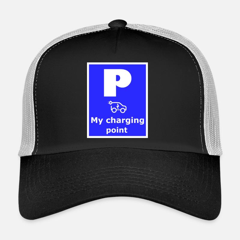 Mon panneau de borne de recharge Casquette trucker 
