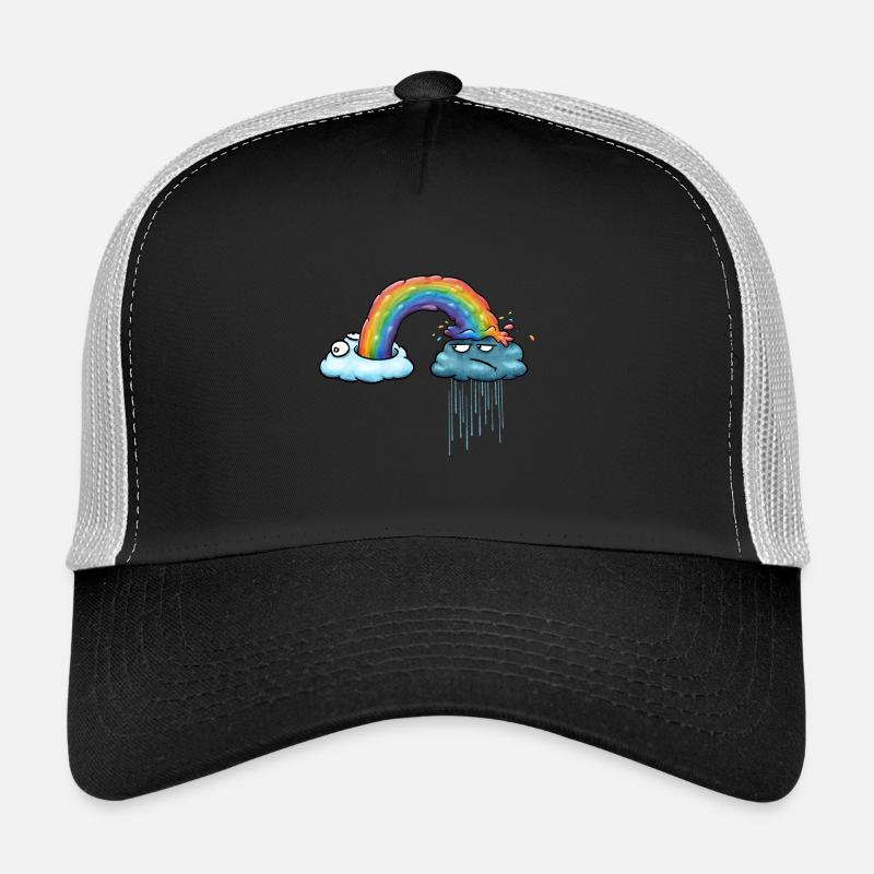 Rainbow Cloud Trucker Cap