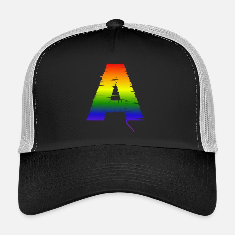 Rainobw A - Casquette trucker  - noir/gris pierre