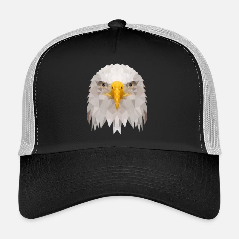 Adler - Trucker Cap - Schwarz/Steingrau