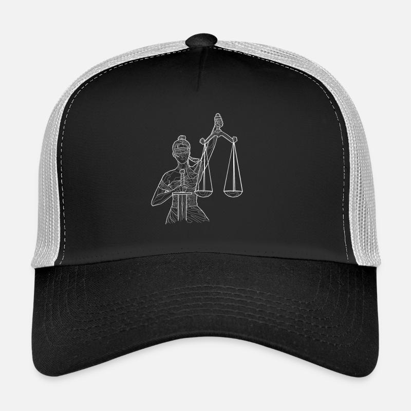 Zodiac Libra white Trucker Cap
