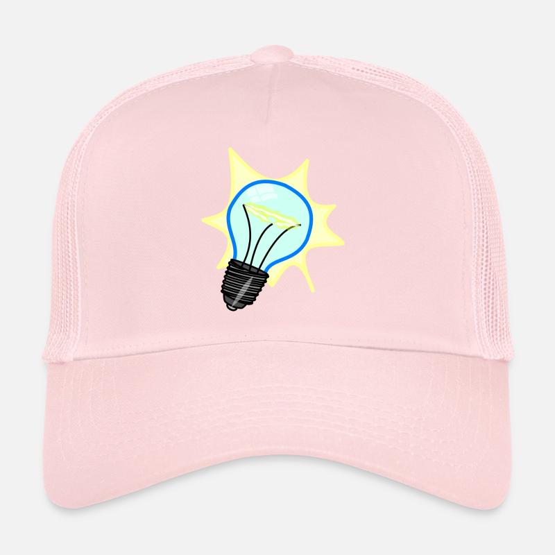 lightbulb light bulb gluehbne lamp bulb13 Trucker Cap