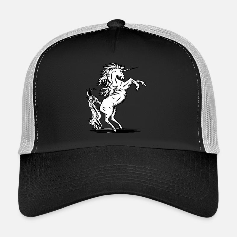 Einhorn - Einhorn - Trucker Cap - Schwarz/Steingrau