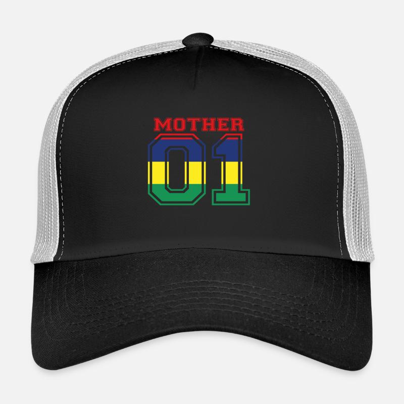MÈRE MÈRE MAMA 01 REINE Ile Maurice Casquette trucker 