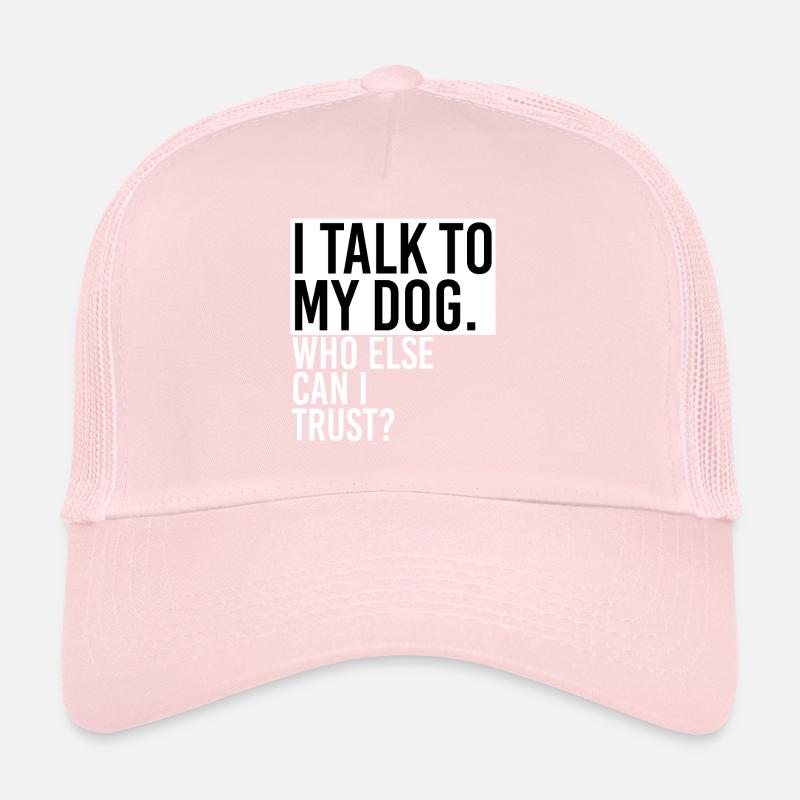 Discours avec un chien Casquette trucker 