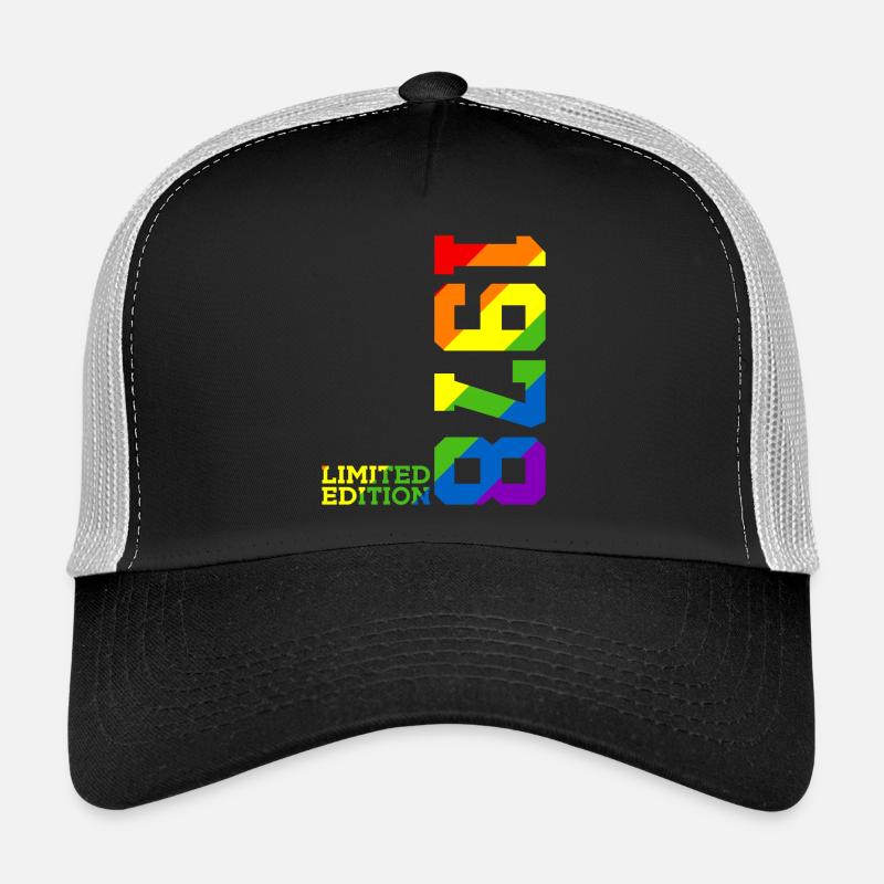 FIERTÉ DU 48E ANNIVERSAIRE QUEER ARC-EN-CIEL 1978 Casquette trucker 