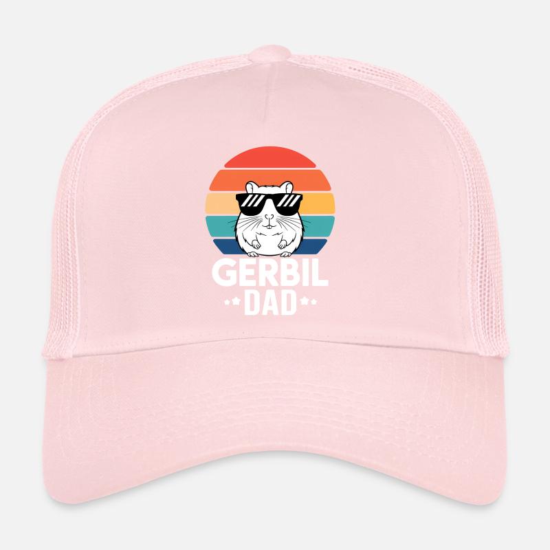 Gerbil Saying Gerbil Dad Funny Gerbil Gift Trucker Cap
