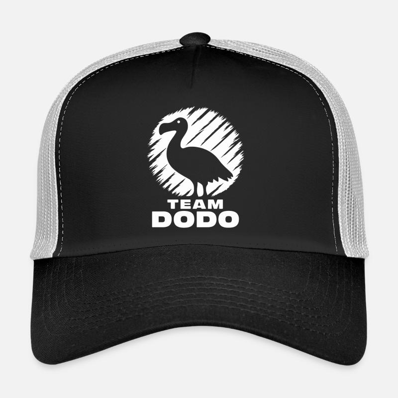 Dodo Dire Dodo Oiseau Drôle Dodo Cadeau - Casquette trucker  - noir/gris pierre