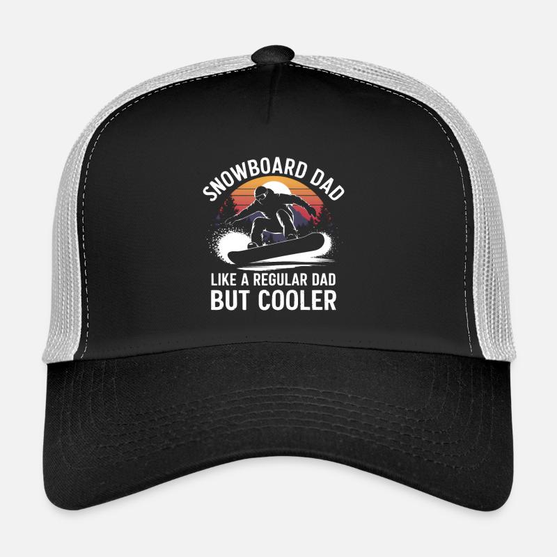 Snowboarderin Spruch Papa Snowboarding Geschenk Trucker Cap