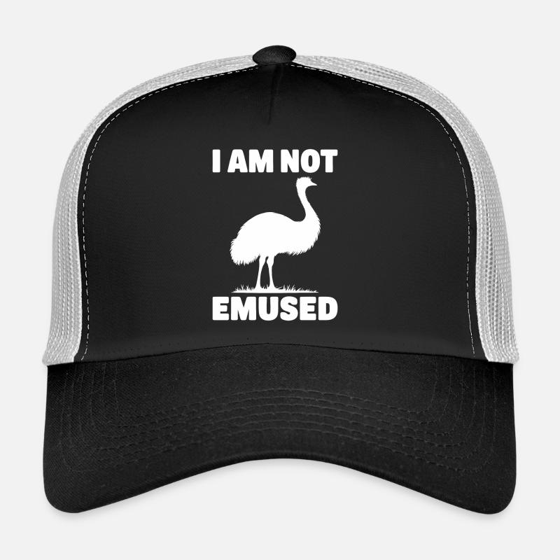 Emu Saying Australia Emus Funny Emu Gift Trucker Cap