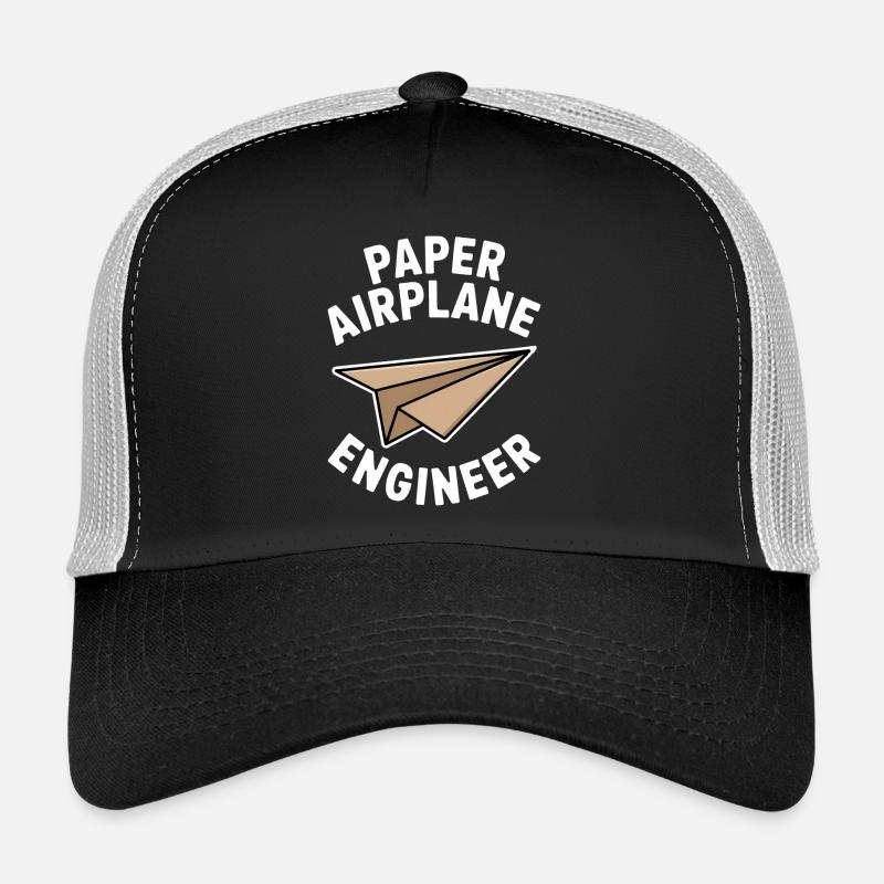 Papierflieger Spruch Witz Papierflugzeug Geschenk Trucker Cap