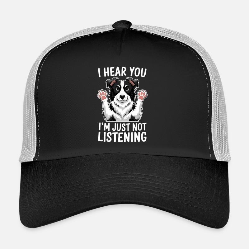 Border Collie Spruch Lustig Border Collie Geschenk Trucker Cap