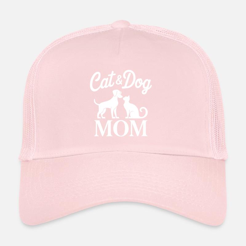 Chat et chien disant drôle cadeau pour animaux de compagnie Casquette trucker 
