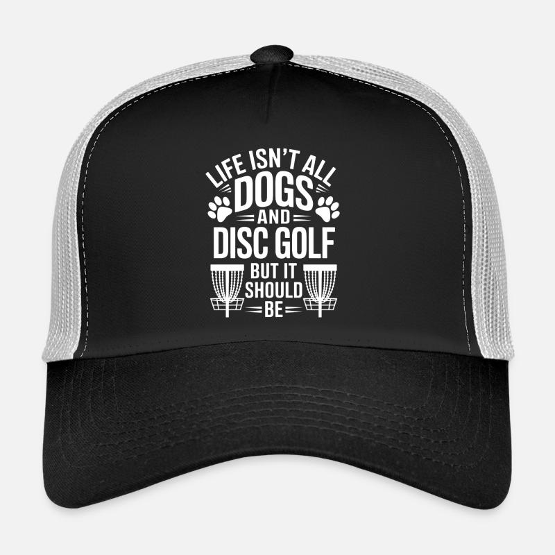 Discgolf Spruch Hunde Lustiges Discgolf Geschenk Trucker Cap