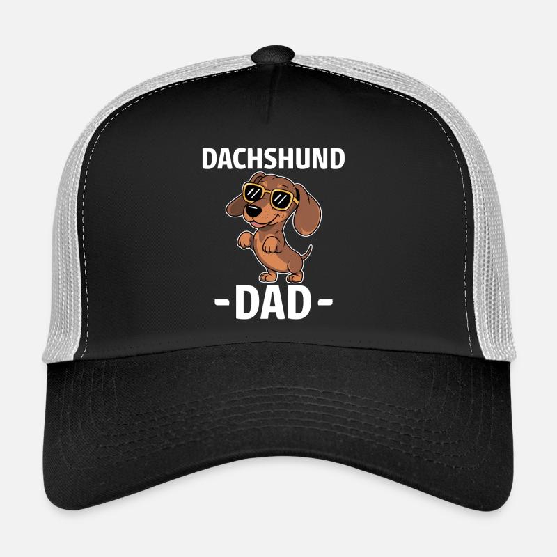 Dachshund Saying Dachshund Dad Funny Dachshund Gift Trucker Cap