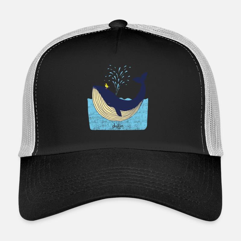 duilio whale Trucker Cap