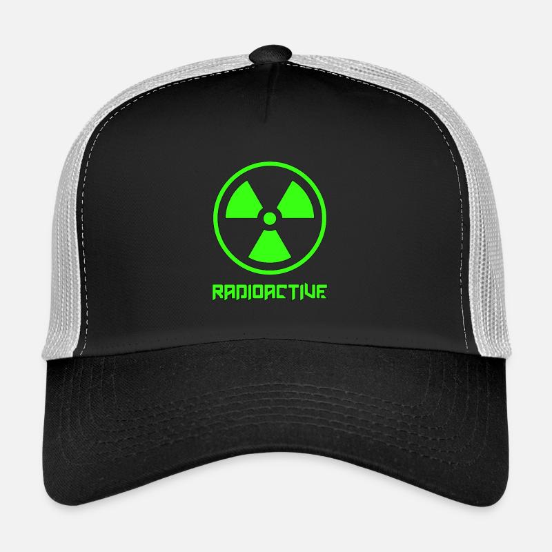 Radioactive Symbol – Nuclear – T-Shirt - Trucker Cap - black/stone grey