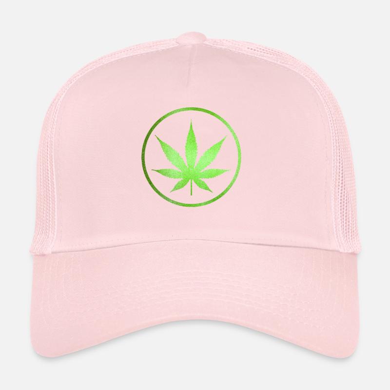 Feuille de marijuana Casquette trucker 