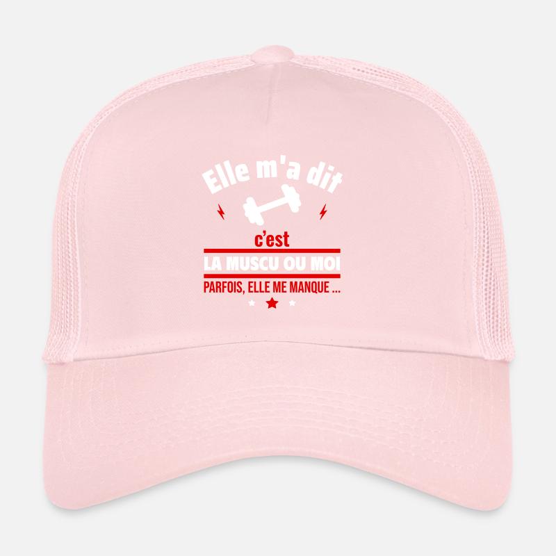 La musculation ou moi,Mucu,Mucles,Humour,Drôles Casquette trucker 