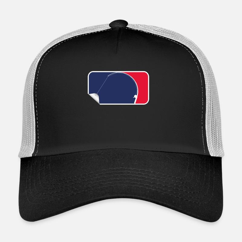 pêche - Casquette trucker  - noir/gris pierre