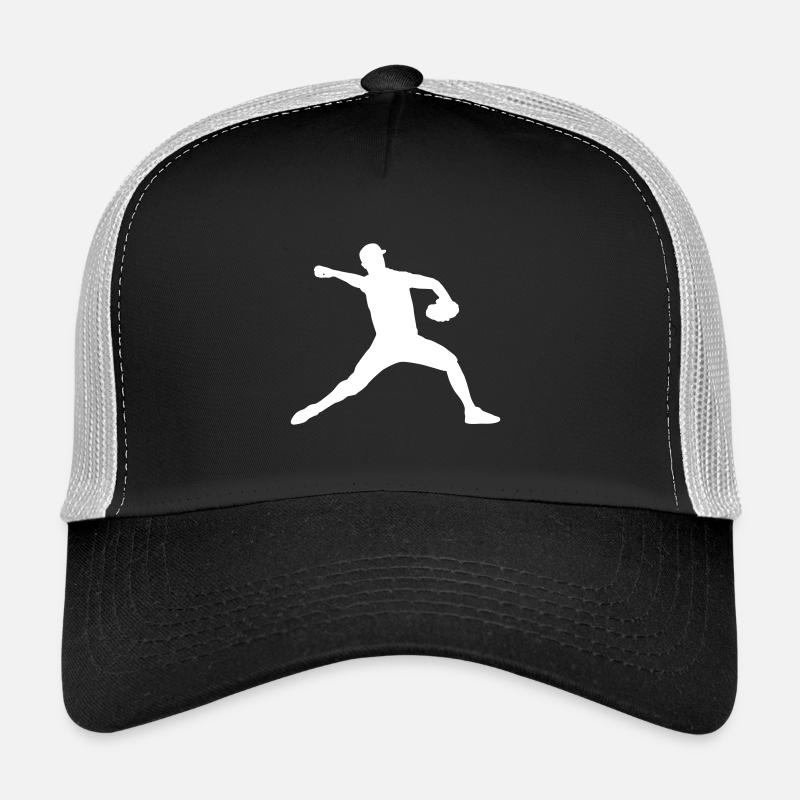 Baseball Schlagball Pitcher Geschenk Trucker Cap
