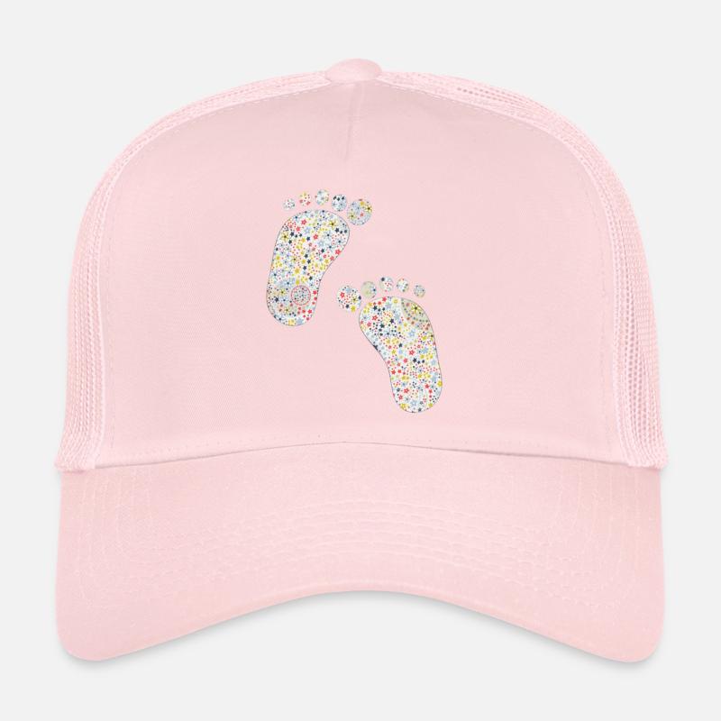 pieds Casquette trucker 