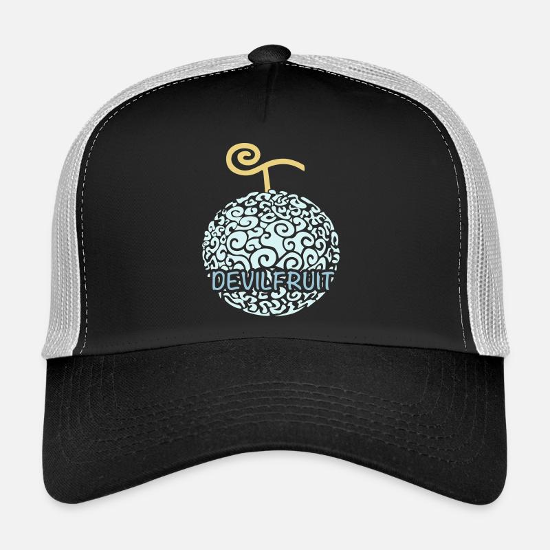 devil-fruit - Casquette trucker  - noir/gris pierre