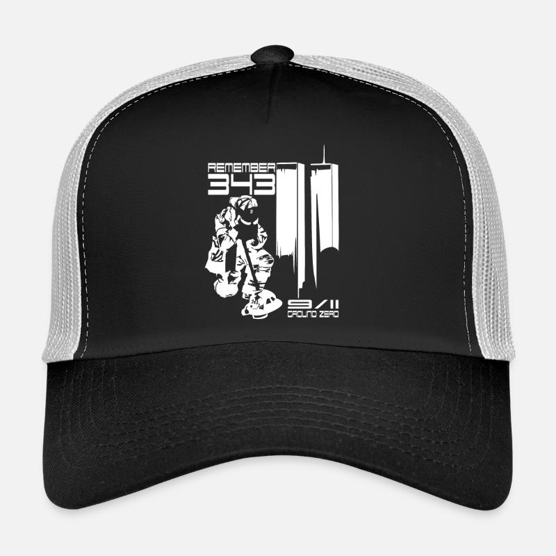 Rappelez-343 - 9/11 groud zéro Casquette trucker 