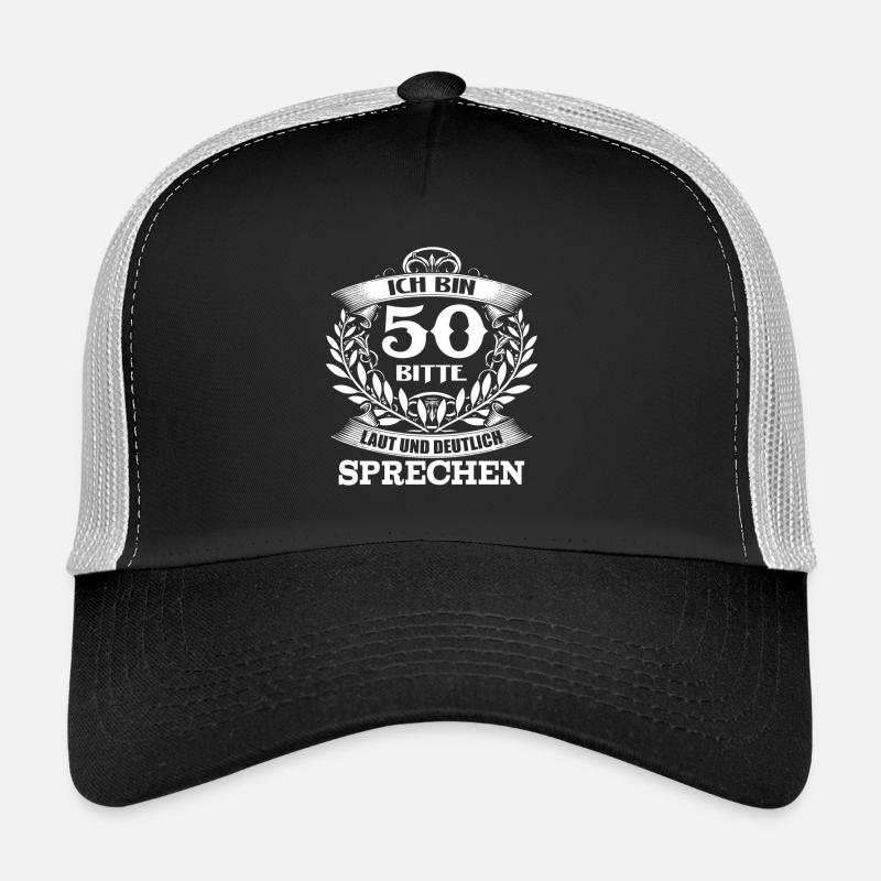 50th birthday - old - according to talk - DE Trucker Cap