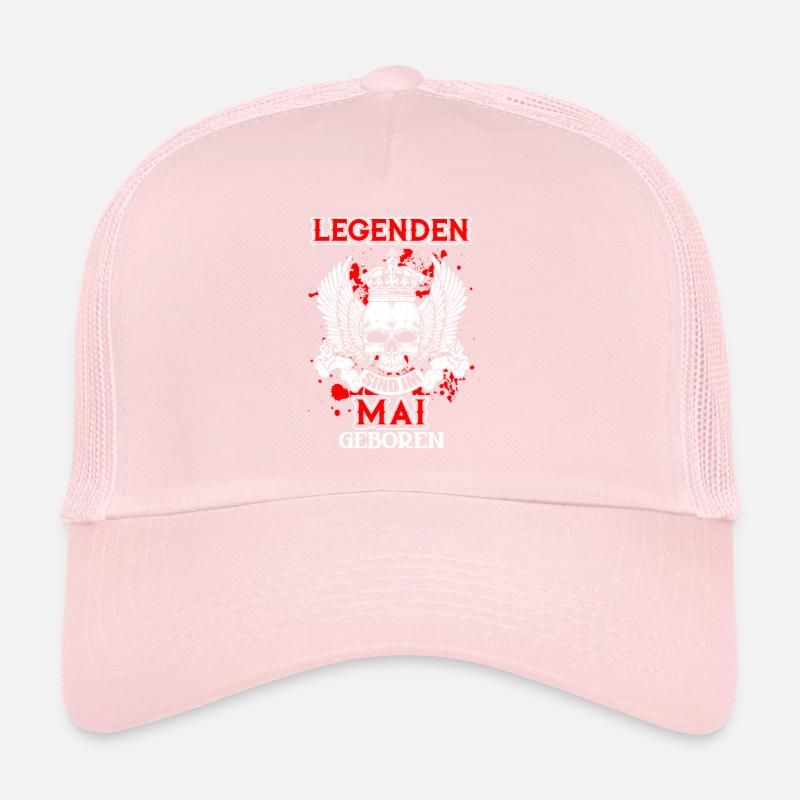 Mai - légende - anniversaire - DE Casquette trucker 