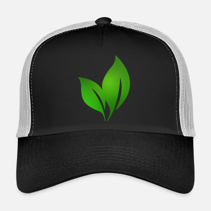 Blatt 3 - Trucker Cap - Schwarz/Steingrau