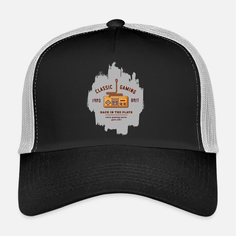 back in the plays NES 1 - Trucker Cap - Schwarz/Steingrau