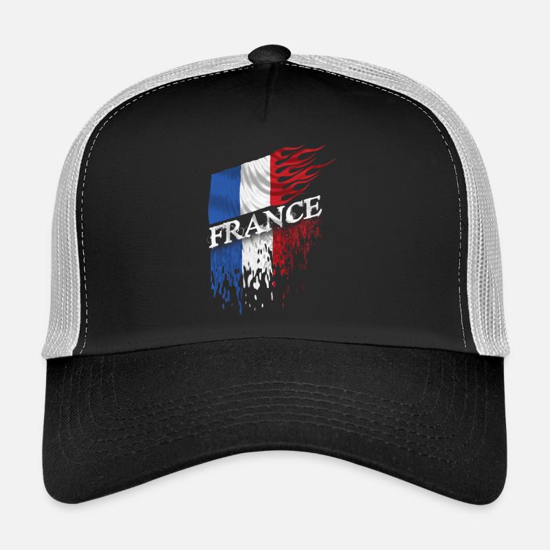 france drapeau Casquette trucker 