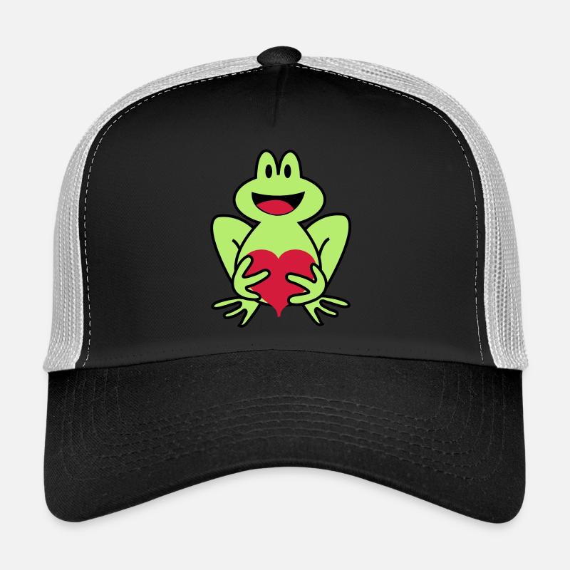 frosch - Trucker Cap - Schwarz/Steingrau