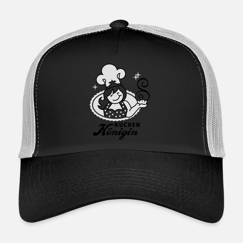 Queen kitchens - kitchen queen 2C - Trucker Cap - black/stone grey