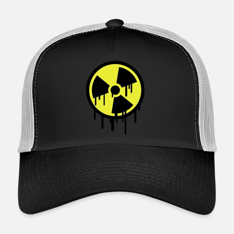 Atom Symbol Graffiti Trucker Cap