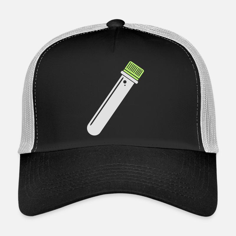 PETling 2farbig - geocaching Container - Trucker Cap - Schwarz/Steingrau