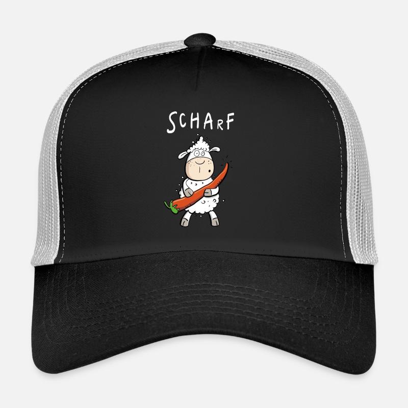 Pepperoni Sheep I Sharp jeu de mots comique Casquette trucker 