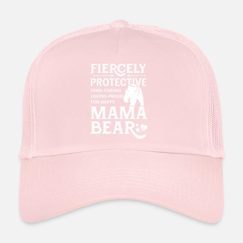 Fiercely Protective Mama Bear Trucker Cap