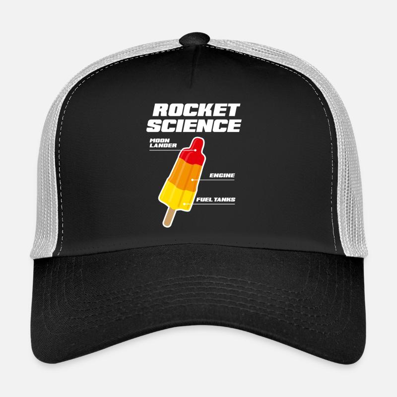 Rocket science popsicle science de fusée - Casquette trucker  - noir/gris pierre