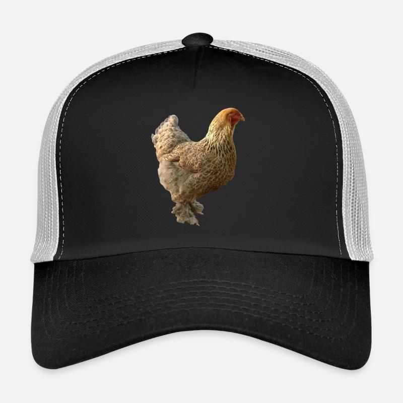 Huhn - Trucker Cap - Schwarz/Steingrau