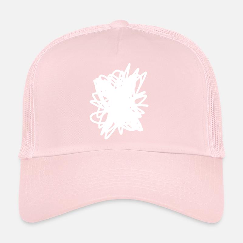 Scribble tache gribouillis Casquette trucker 