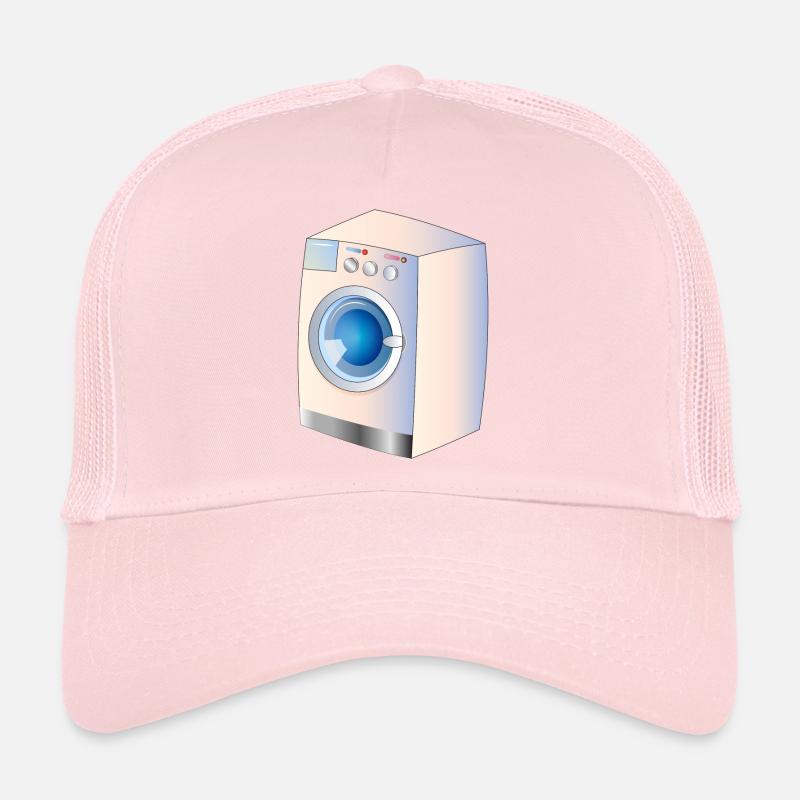 Machine à laver dans le style BD pour des idées fraîches Casquette trucker 