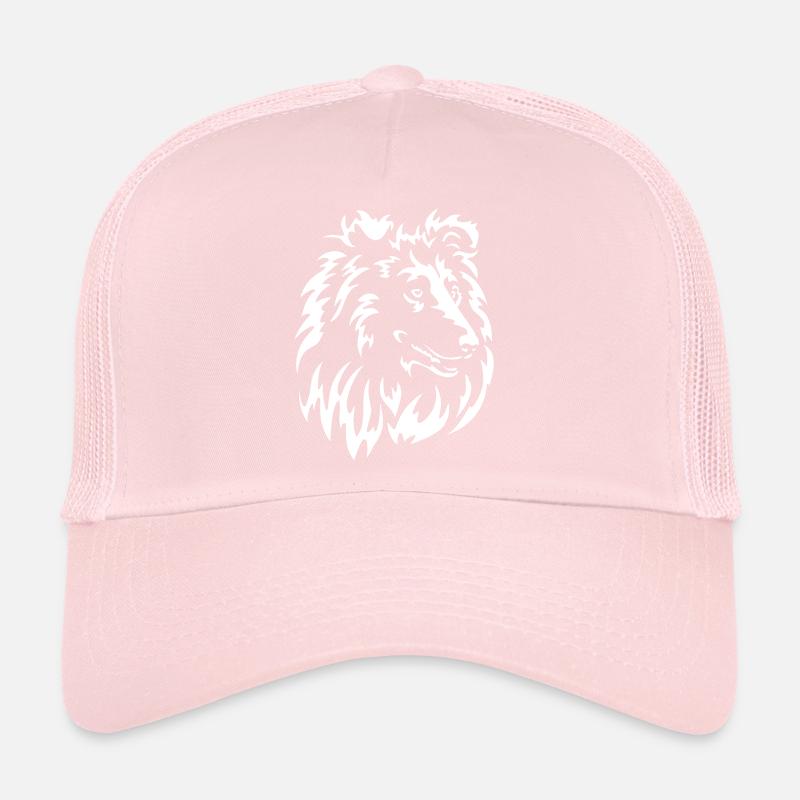 Collie Head « Black Edition » Casquette trucker 