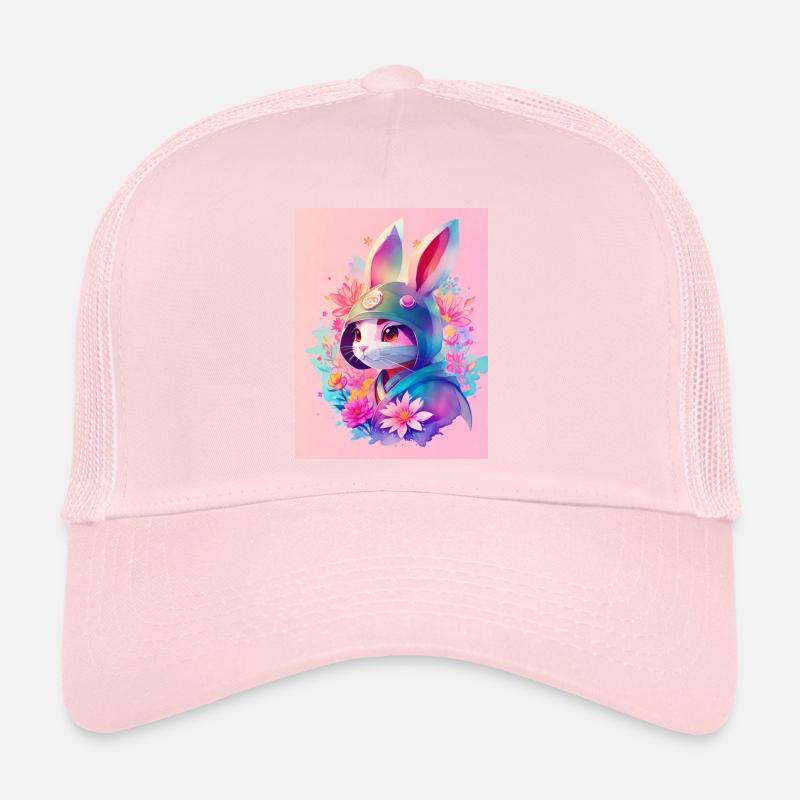 Lapin dans le style numérique Casquette trucker 